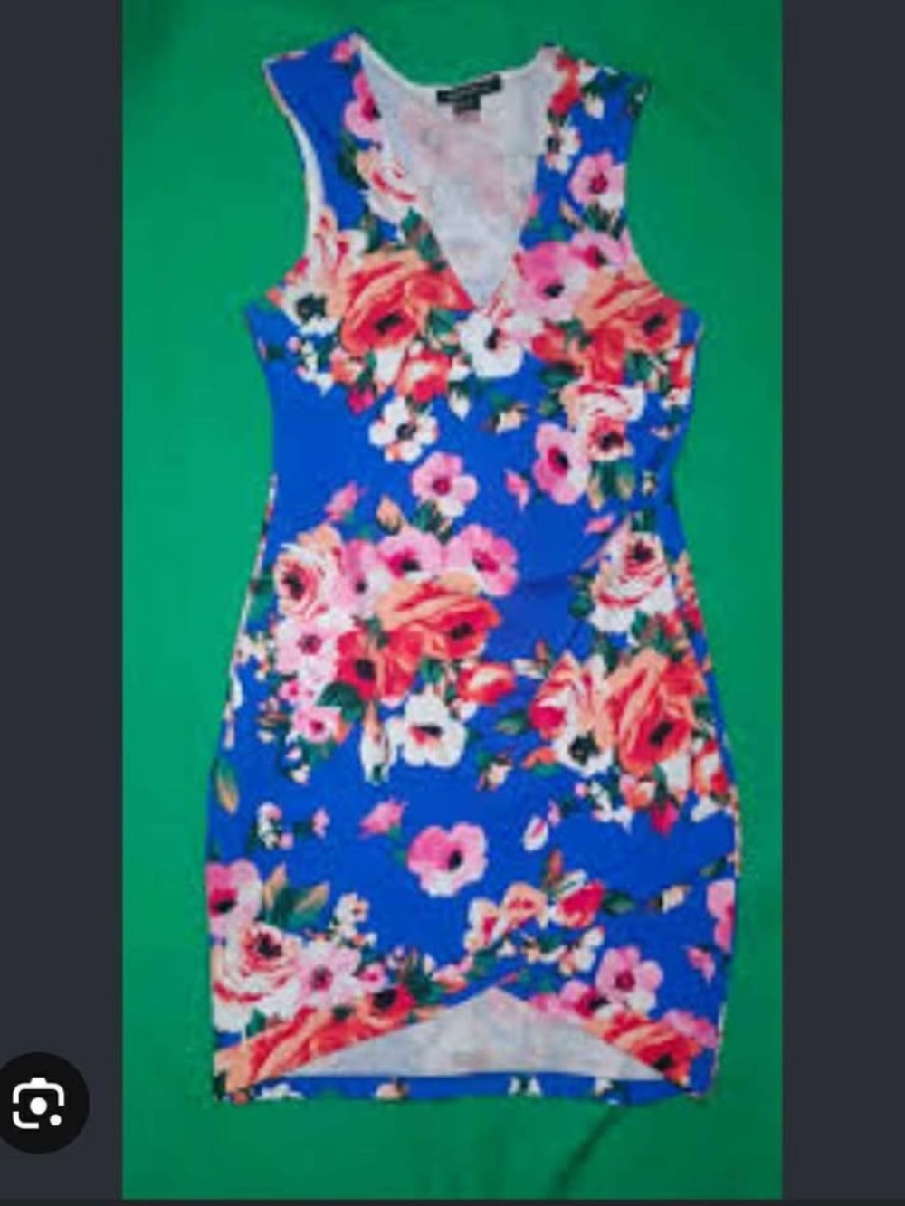 Blue Floral Dress